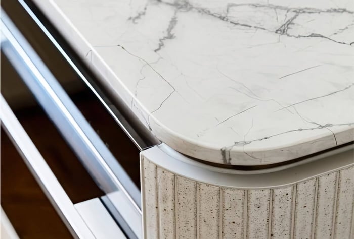 Kitchen worktop corner